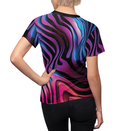 Stylish Colorful Zebra Skin T-Shirt