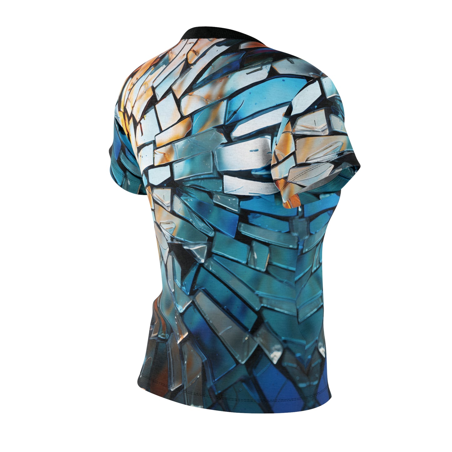 Broken Glass Shard Mosaic T-Shirt