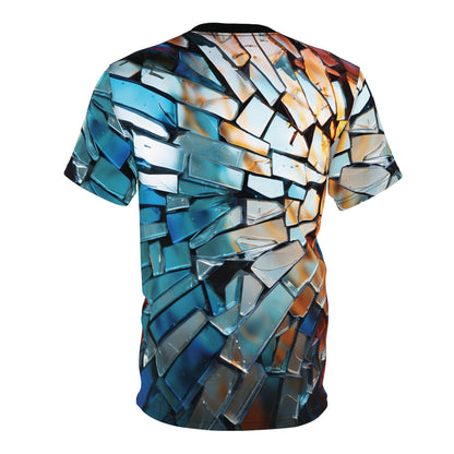 Broken Glass Shard Mosaic T-Shirt