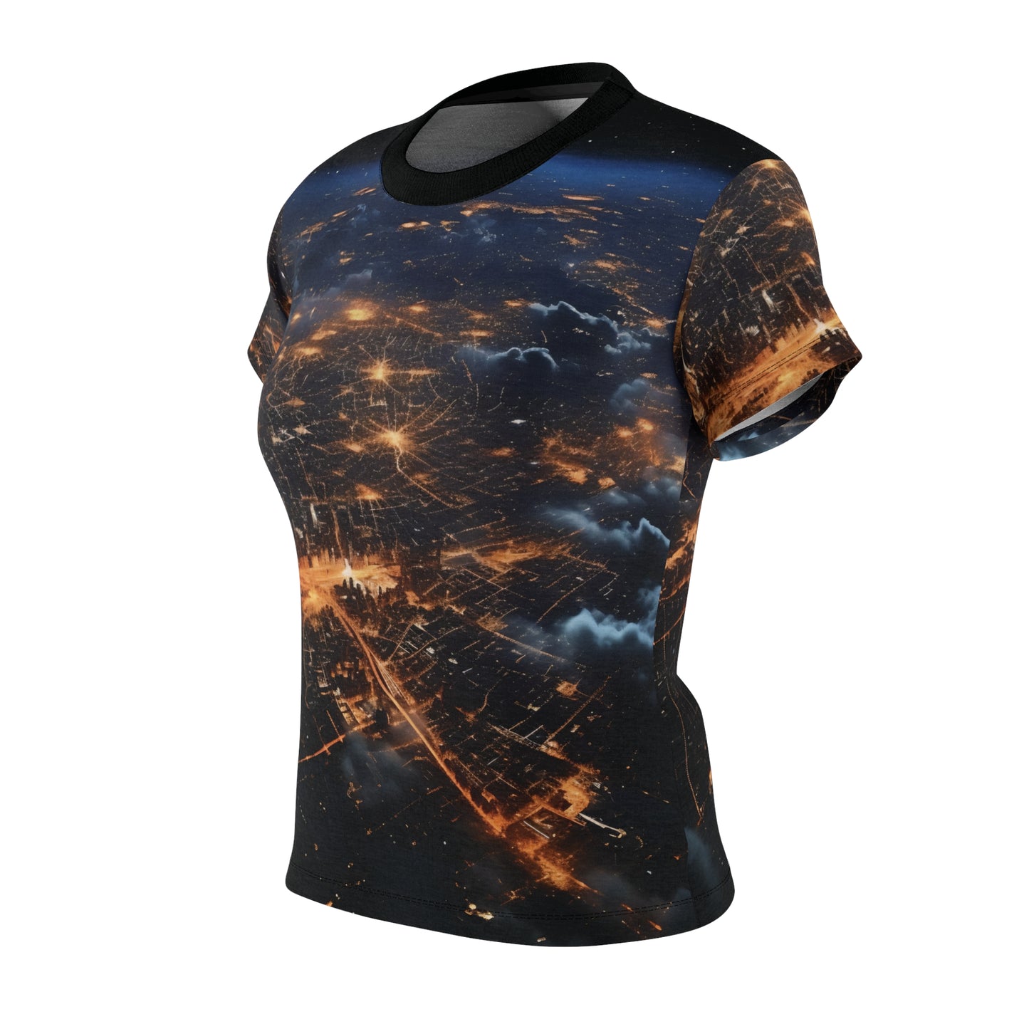 Night City From Space T-Shirt