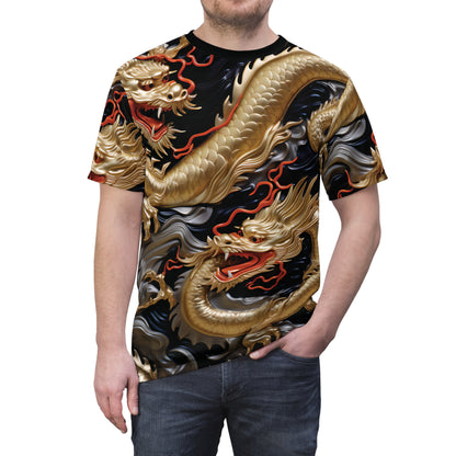 Golden Chinese Dragon T-Shirt