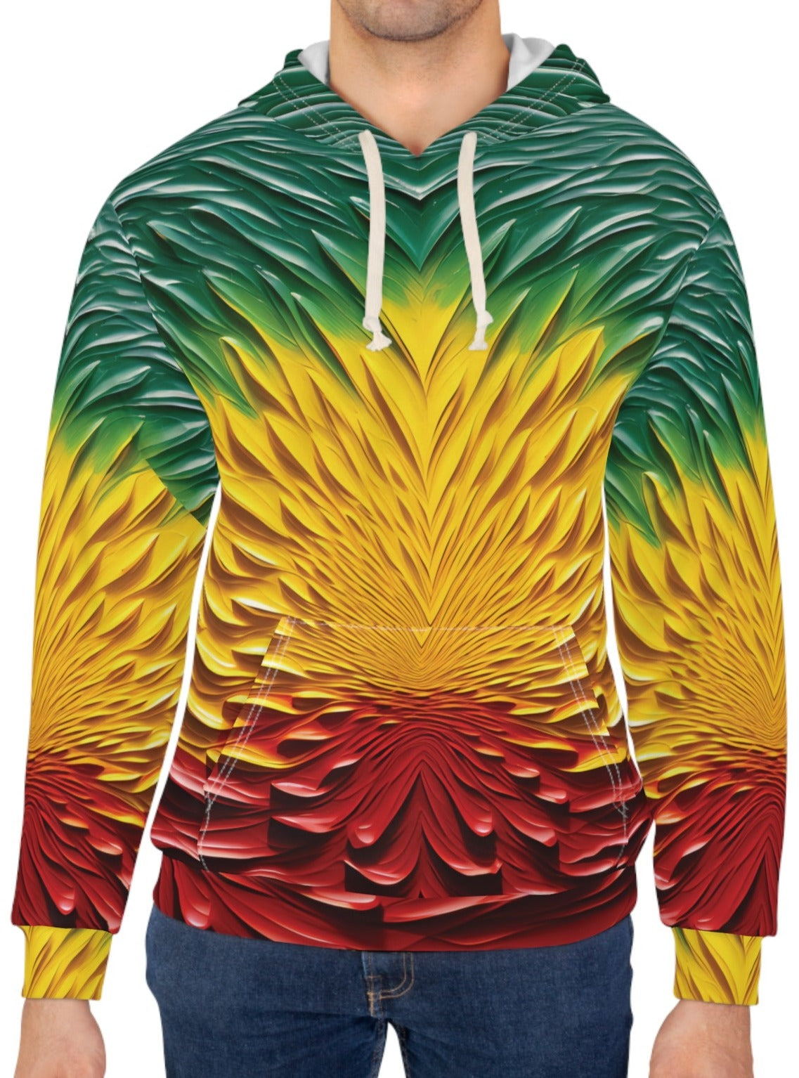 African Furry Parrot Hoodie