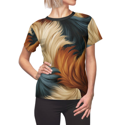 Alf and Border Collie Dog Fur Fusion T-Shirt