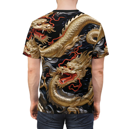 Golden Chinese Dragon T-Shirt