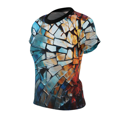 Broken Glass Shard Mosaic T-Shirt