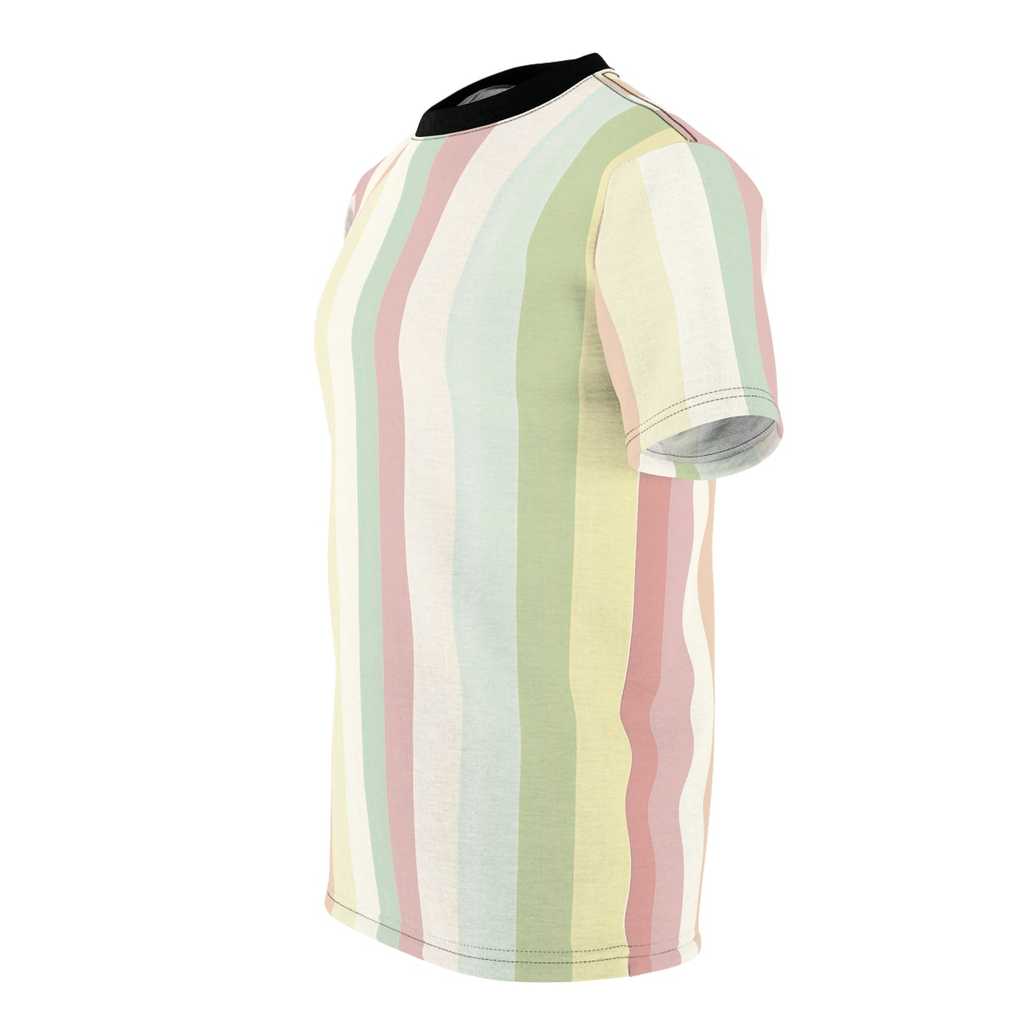 Pastel Vertical Stripes T-Shirt