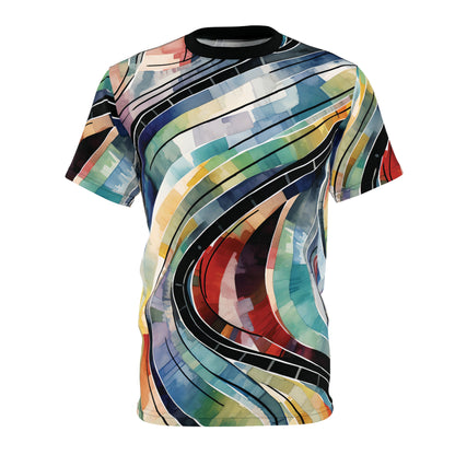 Artistic Crazy Paint Pattern T-Shirt