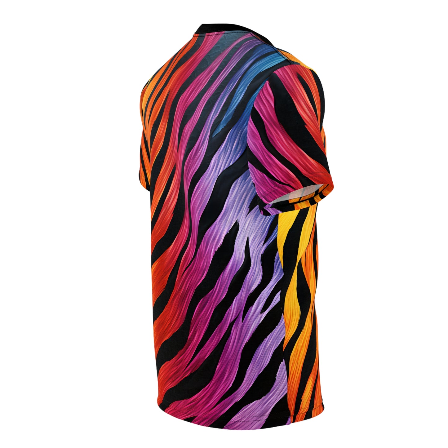 Colorful Electrifying Zebra T-Shirt