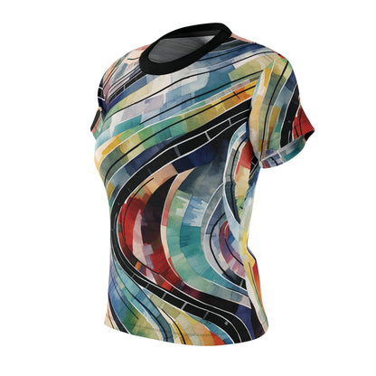 Artistic Crazy Paint Pattern T-Shirt