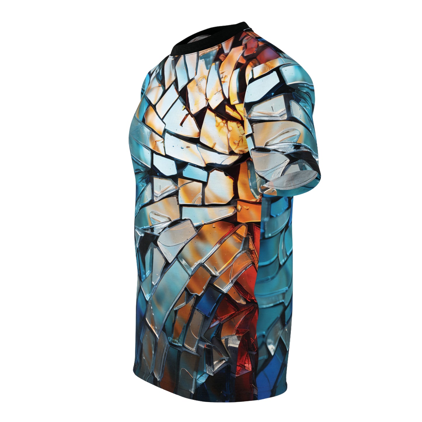 Broken Glass Shard Mosaic T-Shirt