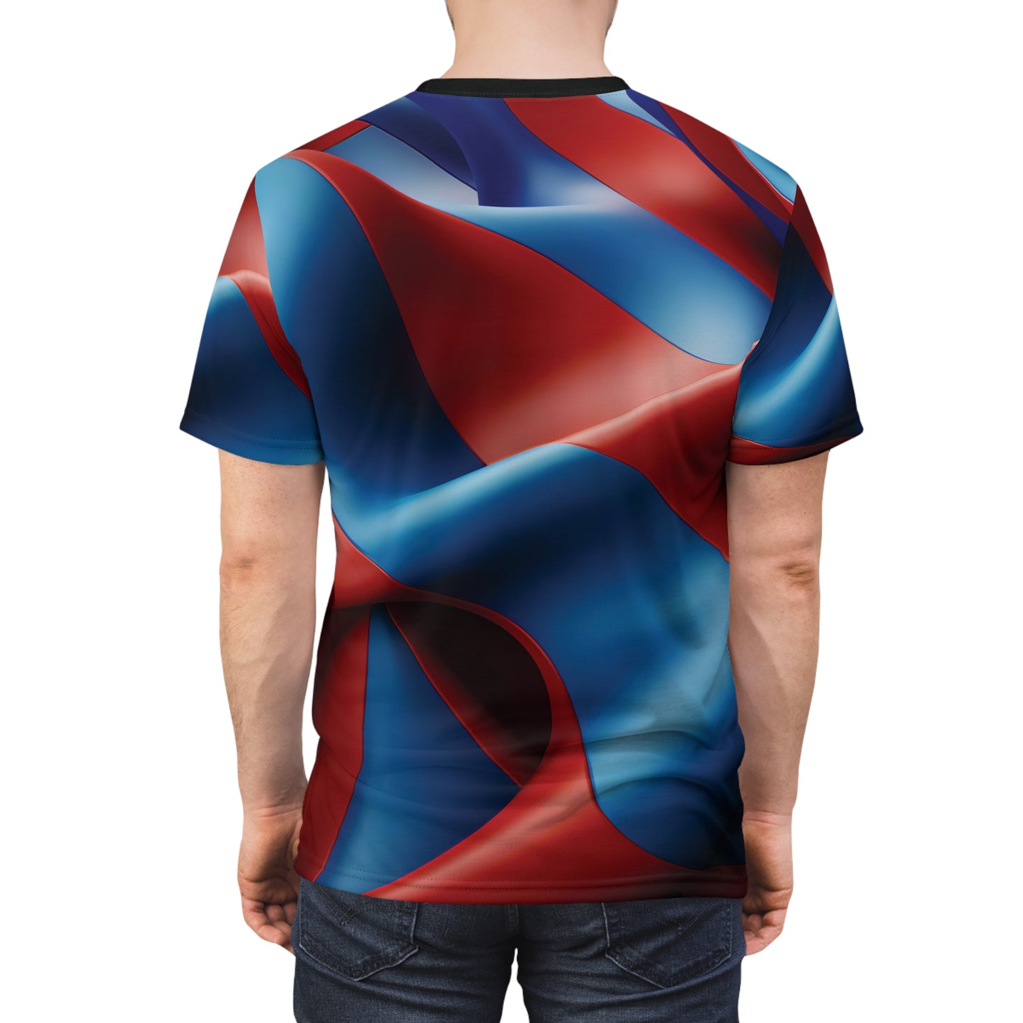 Red and Blue New Wave T-Shirt