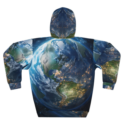 World Globe Map Inspired Hoodie