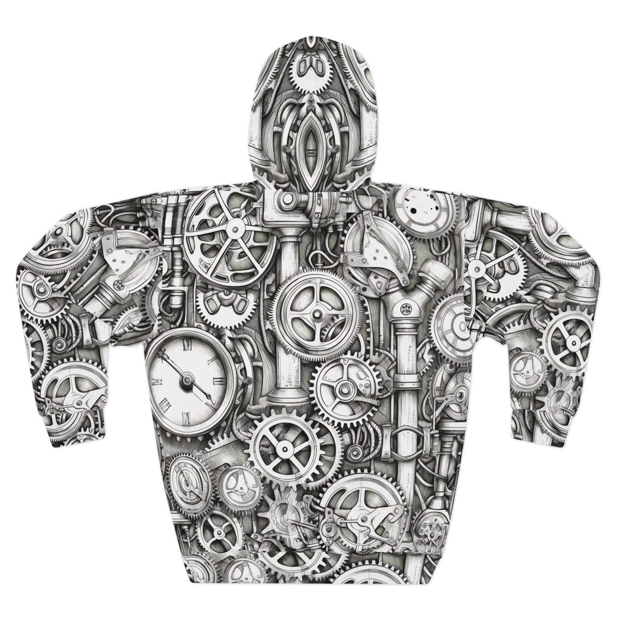 Steampunk Gear Watch Movement Hoodie