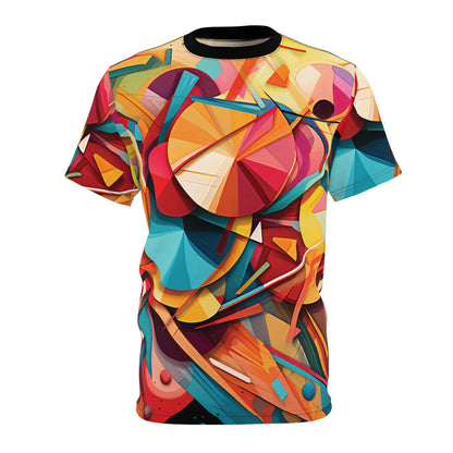 Abstract Colorful Geometrical Artwork T-Shirt