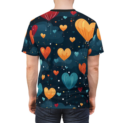 Hearts Rain Down Baloons T-Shirt