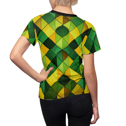 Yellow Green Mosaic T-Shirt