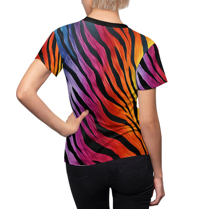 Colorful Electrifying Zebra T-Shirt