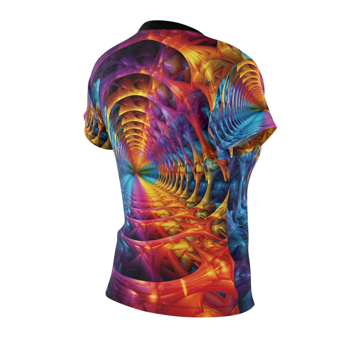 Vibrant Fractal Tunnel T-Shirt