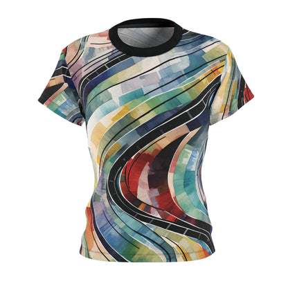 Artistic Crazy Paint Pattern T-Shirt