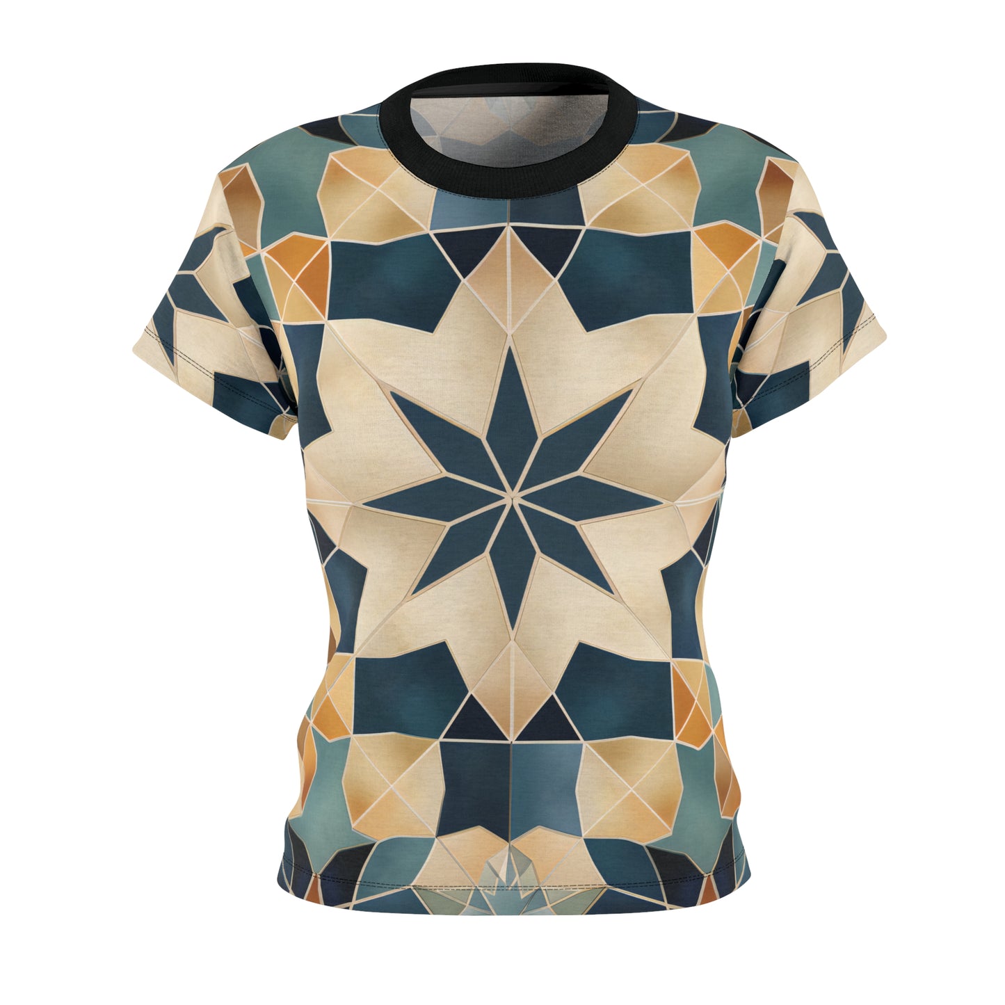 Moroccan Tile and Carpet Fusion T-Shirt