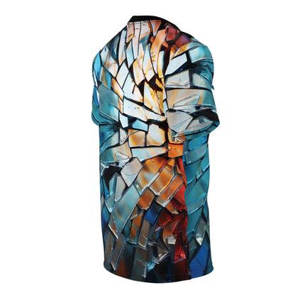 Broken Glass Shard Mosaic T-Shirt