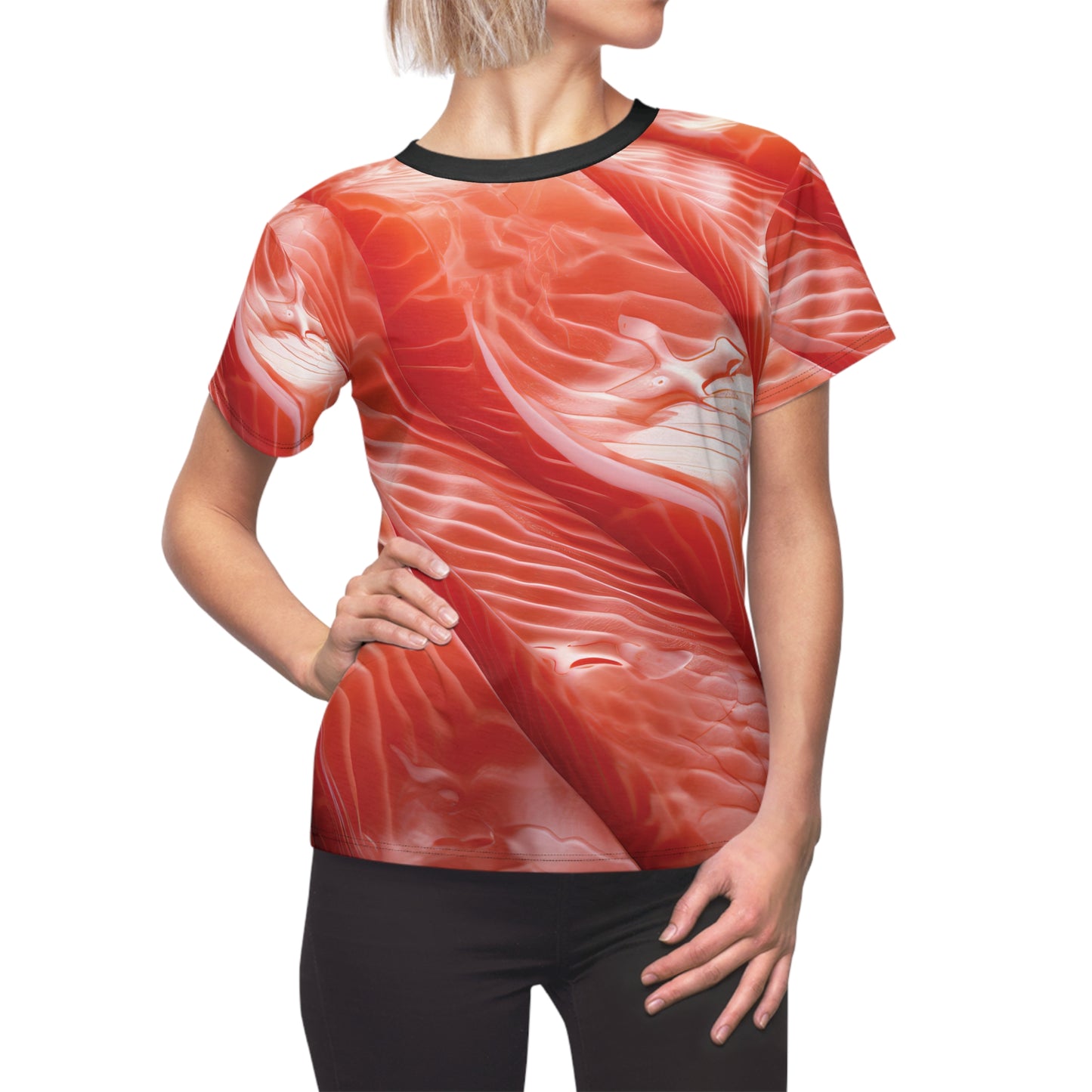 Salmon Meat Texture T-Shirt