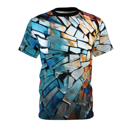 Broken Glass Shard Mosaic T-Shirt