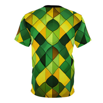 Yellow Green Mosaic T-Shirt