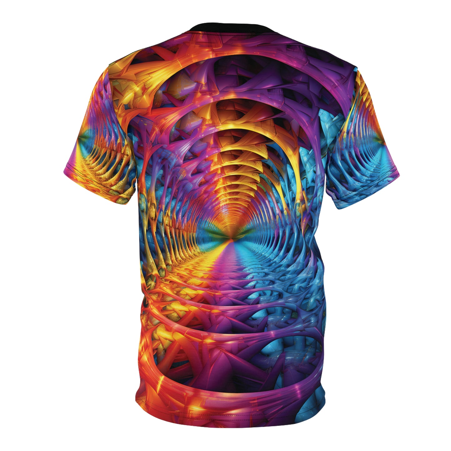 Vibrant Fractal Tunnel T-Shirt