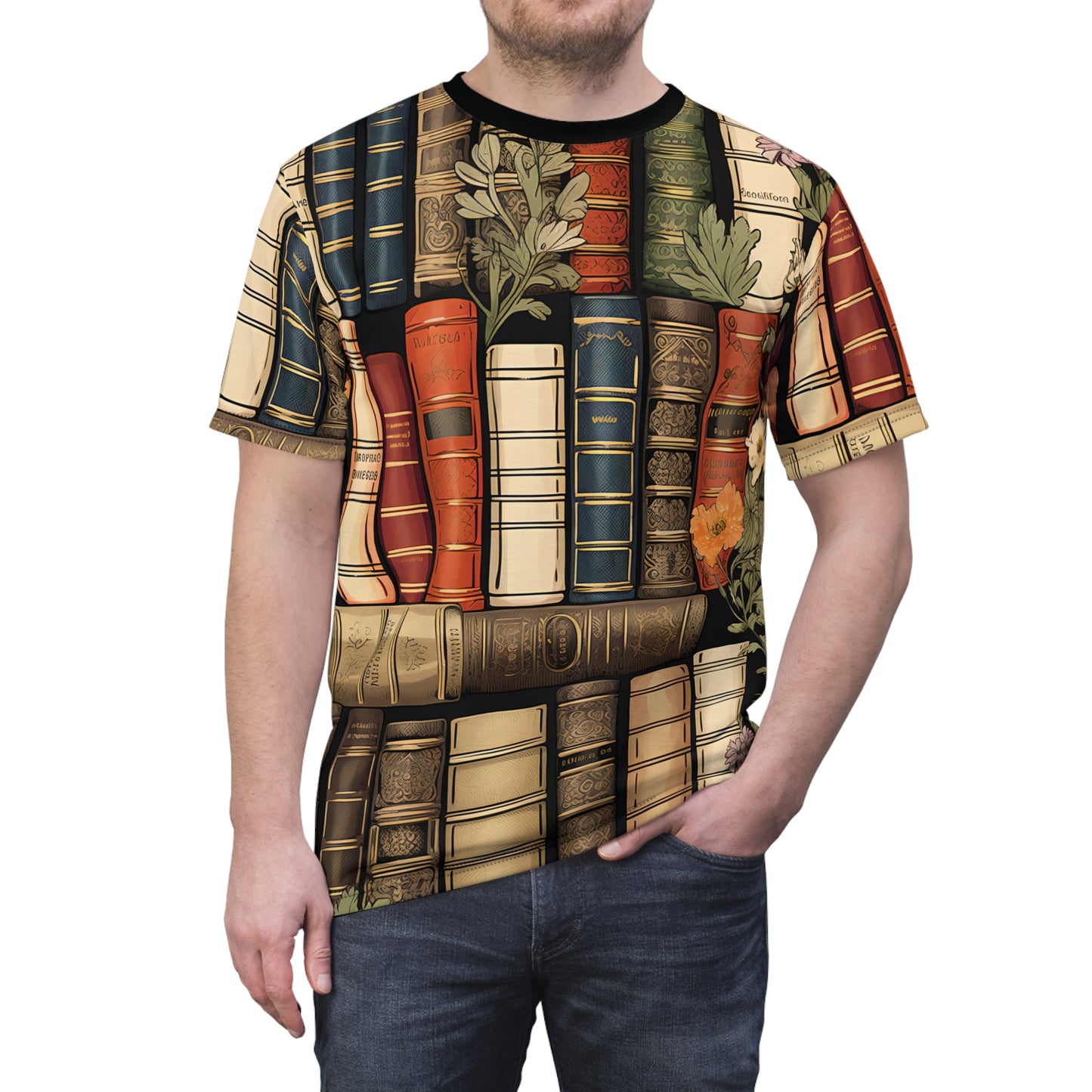 Vintage Bookshelf T-Shirt