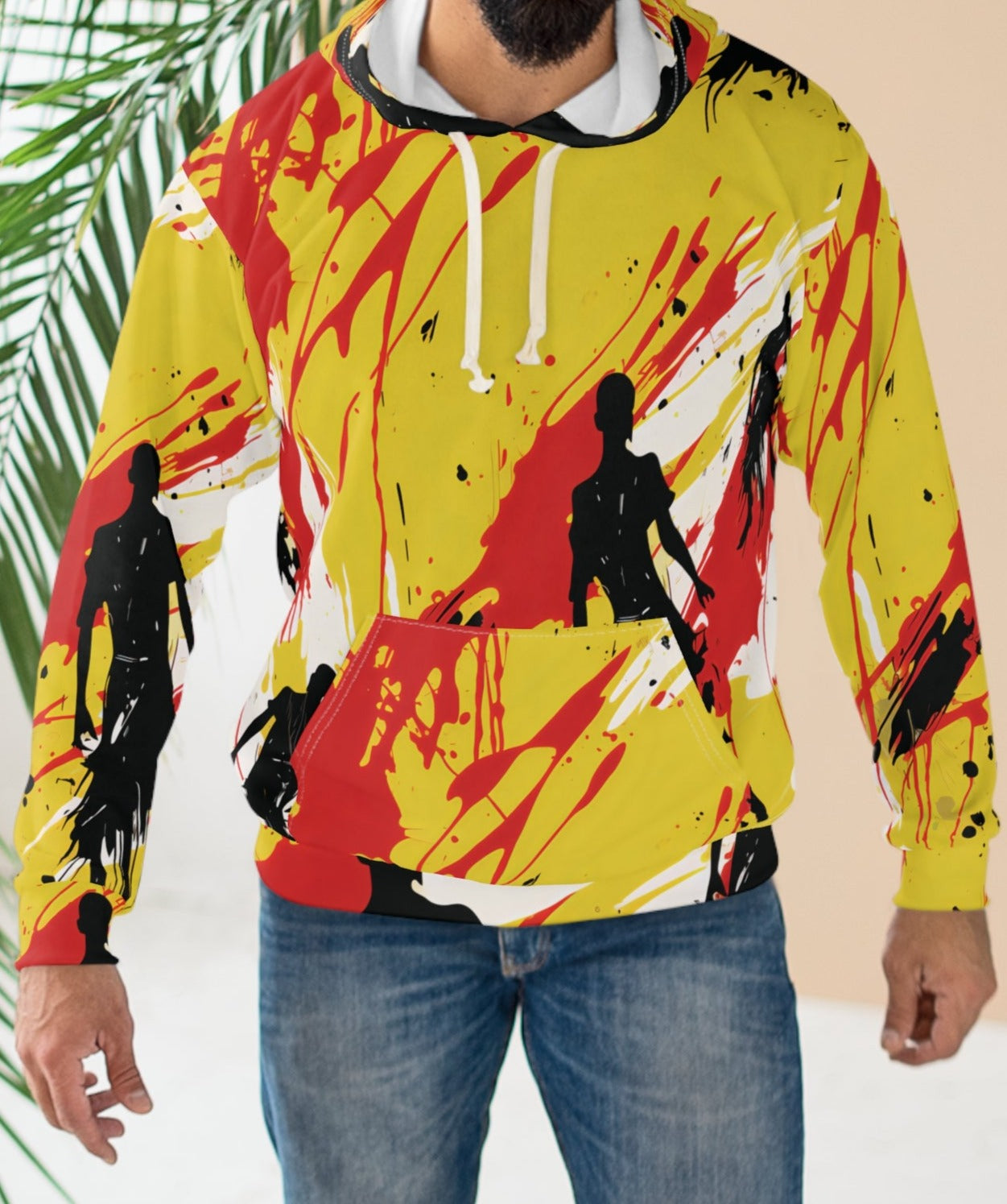 Kill Bill Inspired Splatter Hoodie