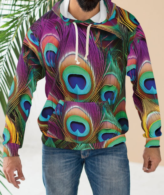 Shocking Peacock Eyes Hoodie