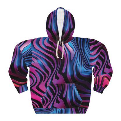 Stylish Colorful Zebra Skin Hoodie