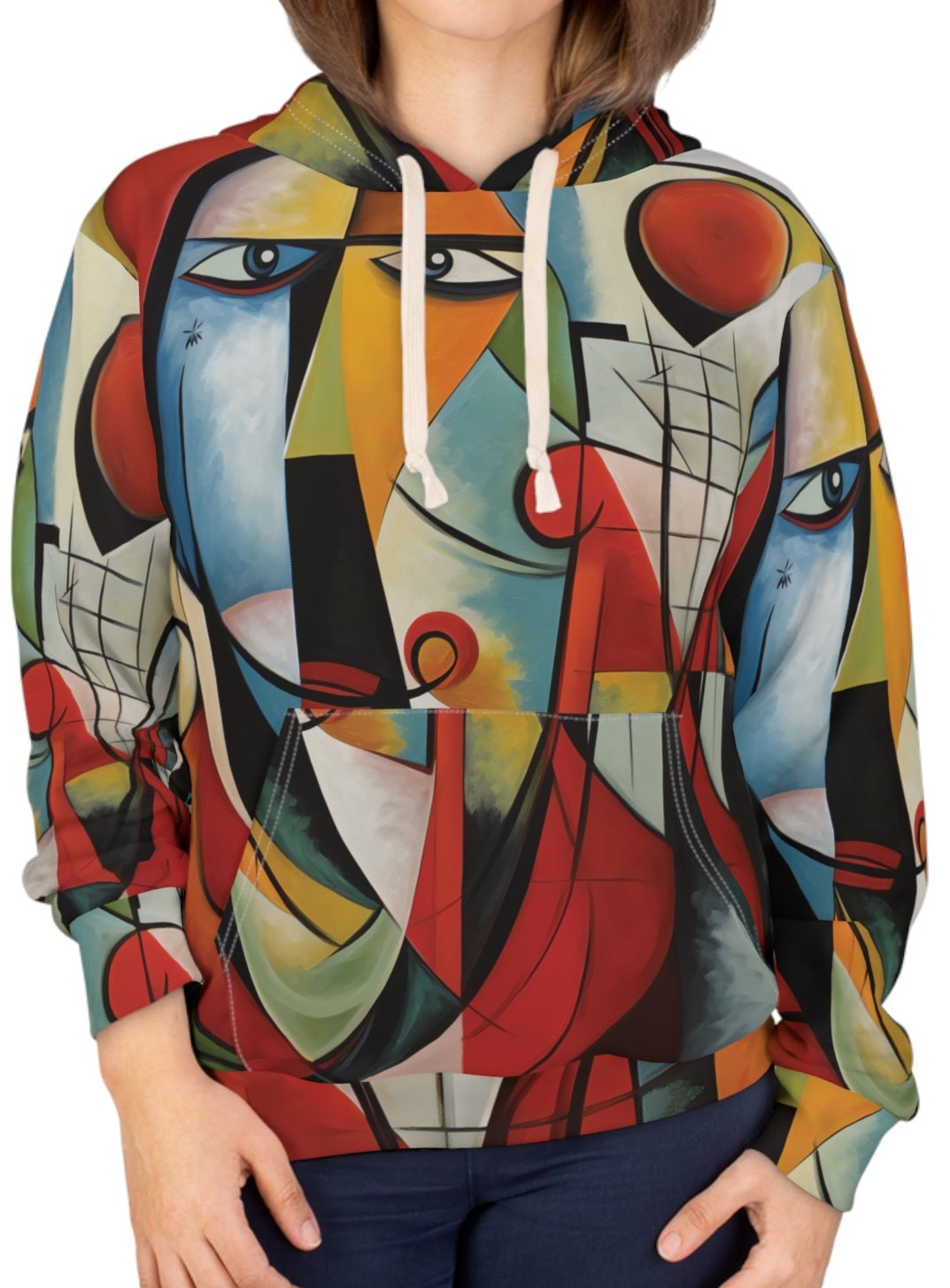 Cubist Pablo Picasso Inspired Hoodie