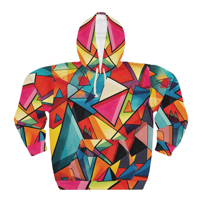 Geometric Shapes Abstract Artwork Hoodie