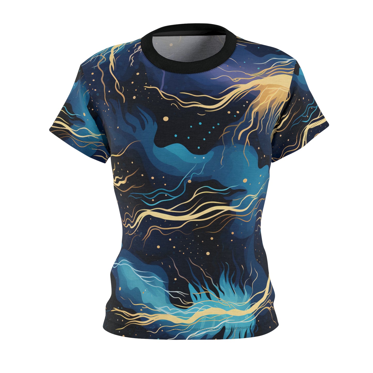 Fairytale of Night Thunderstorm with Lightning T-Shirt