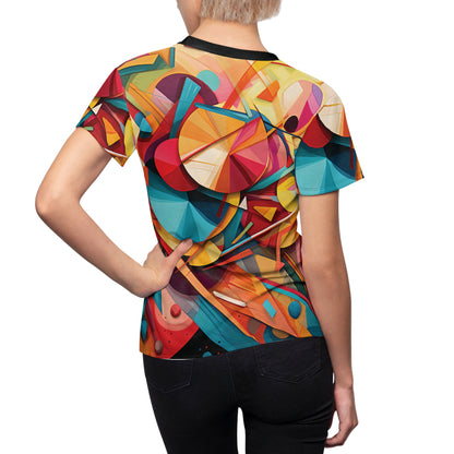 Abstract Colorful Geometrical Artwork T-Shirt