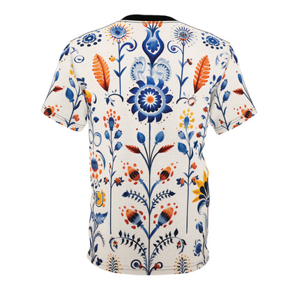 Traditional Flower Ornaments T-Shirt