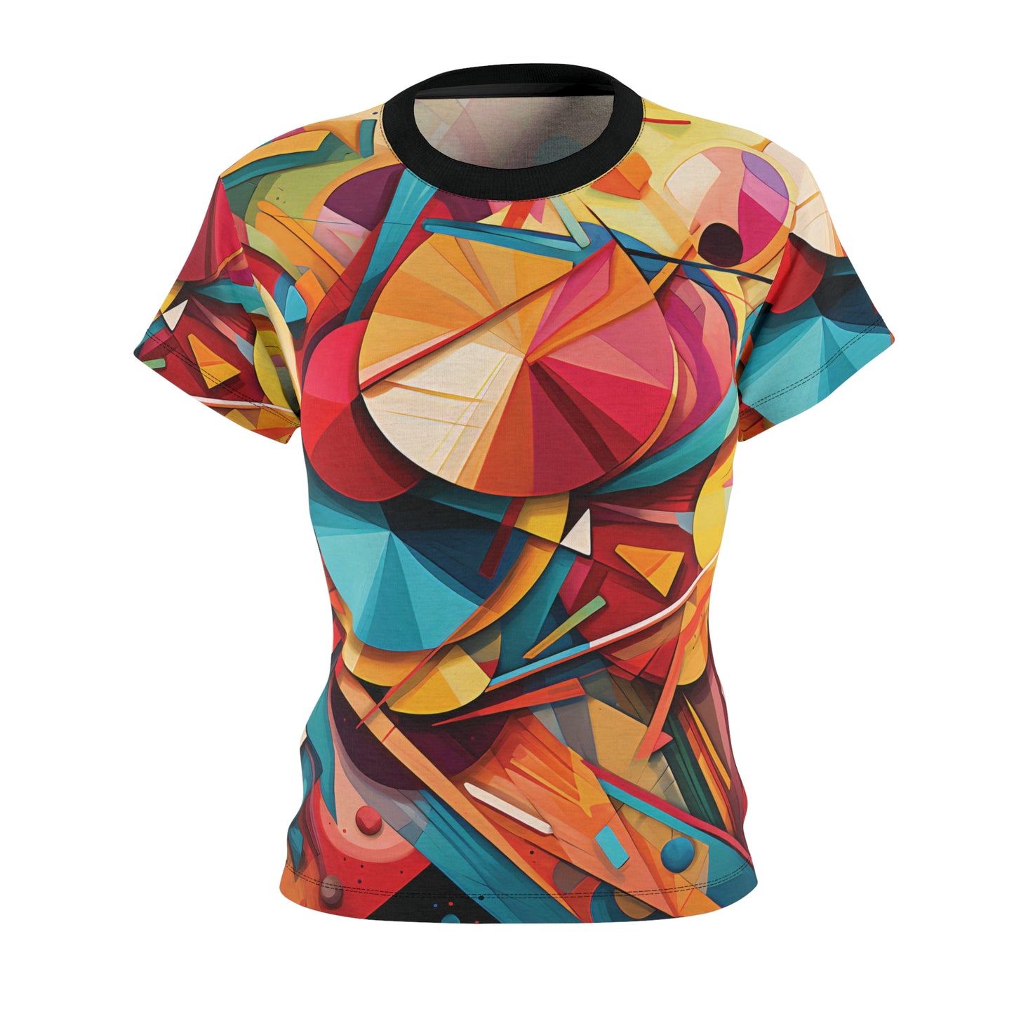 Abstract Colorful Geometrical Artwork T-Shirt