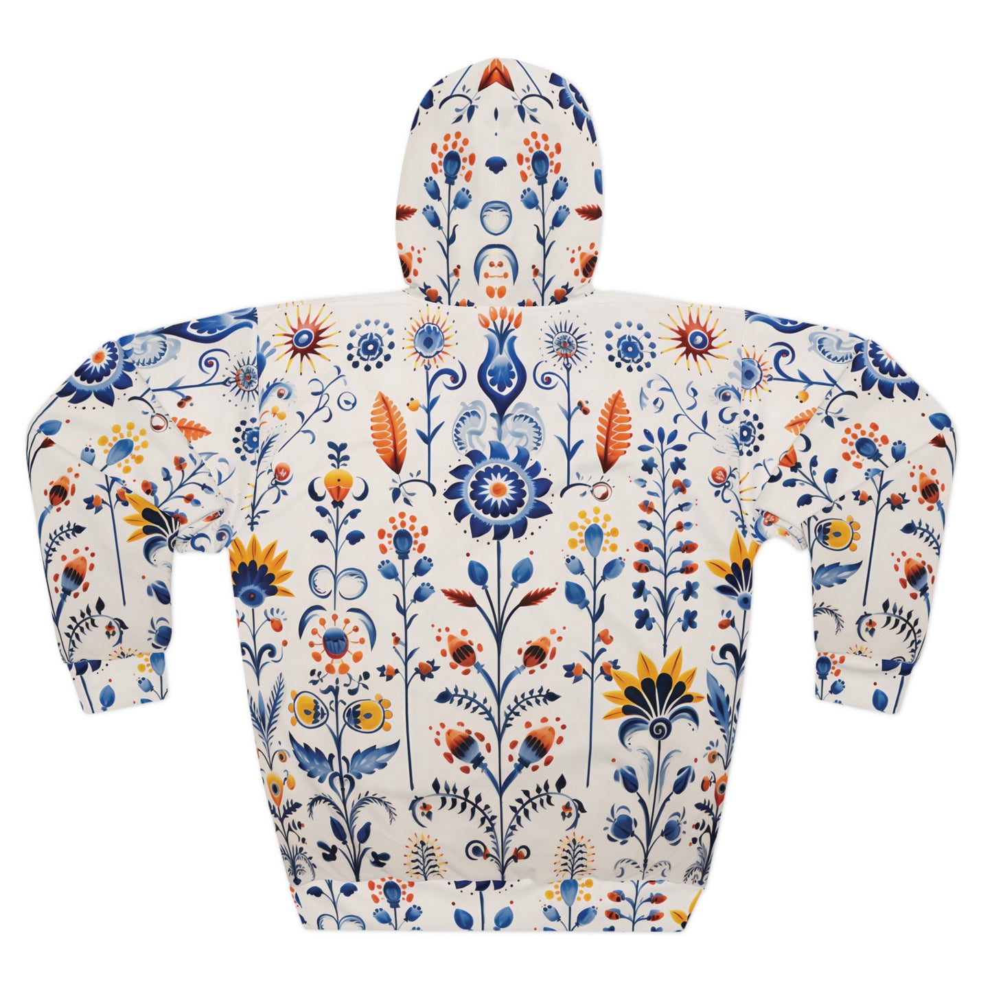 Traditional Flower Ornaments Hoodie