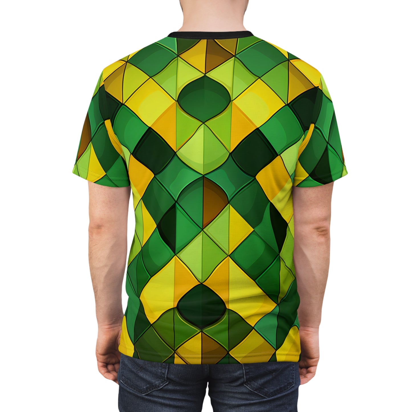 Yellow Green Mosaic T-Shirt